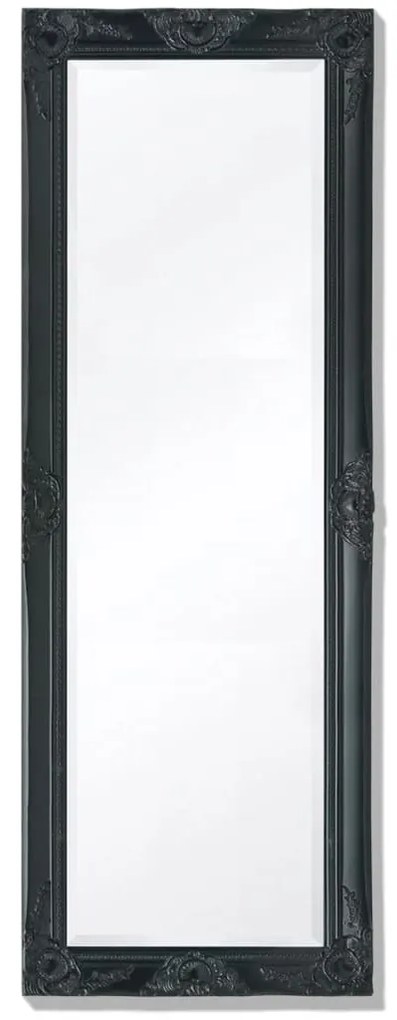 vidaXL Espelho de parede estilo barroco, 140x50 cm, preto