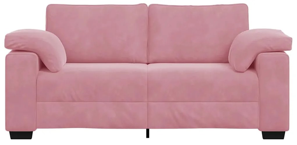Sofá-luvas 140 cm veludo rosa