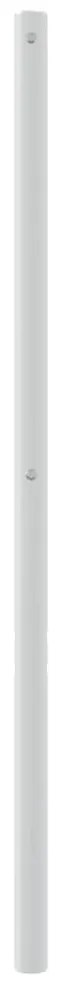 Cabeceira de cama 150 cm metal branco