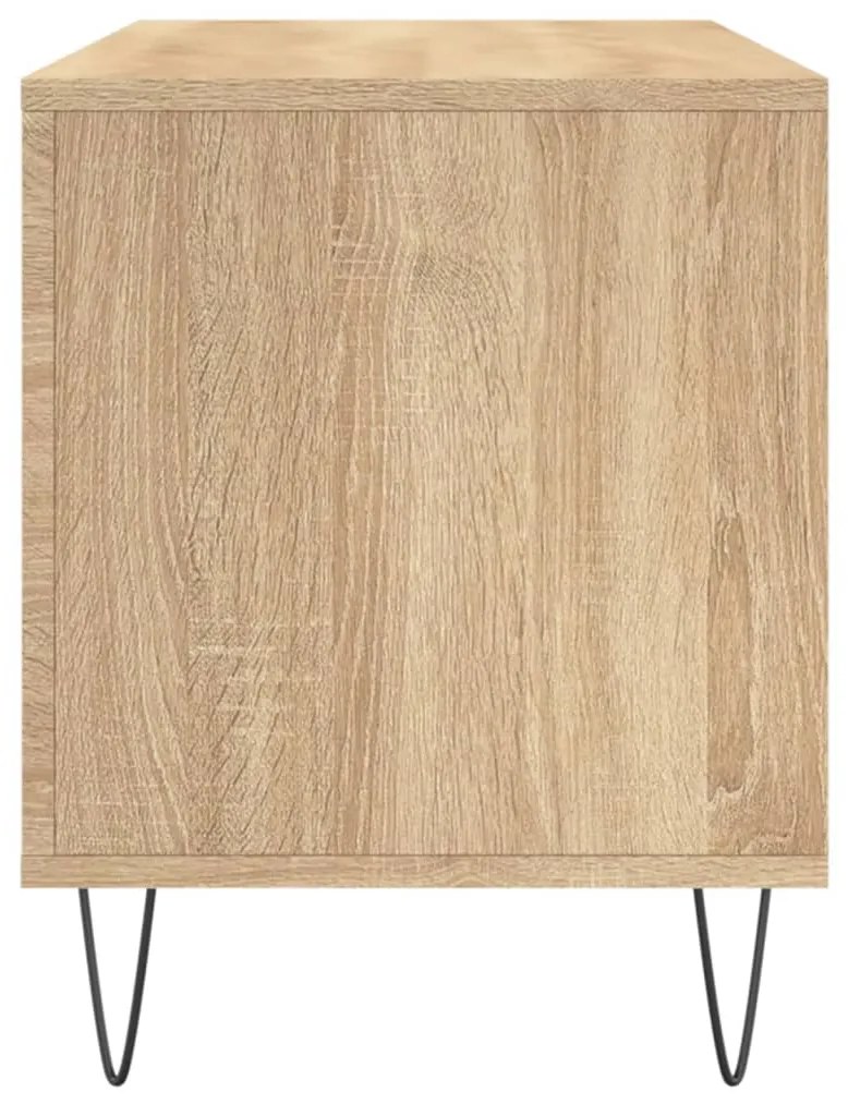 Armário p/ discos 100x38x48cm derivados madeira carvalho sonoma