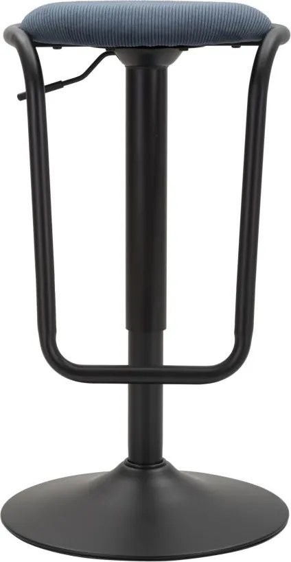 BANCO DE BAR COM ELEVADOR DESTINY NAVY Ø 41X61-83 CM AZUL E PRETO