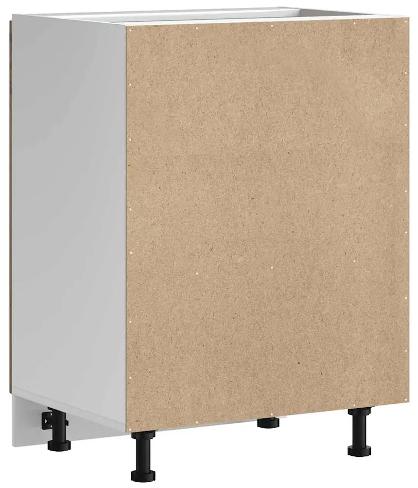 Armário baixo lavatório Kalmar 60x46x81,5 cm madeira velha