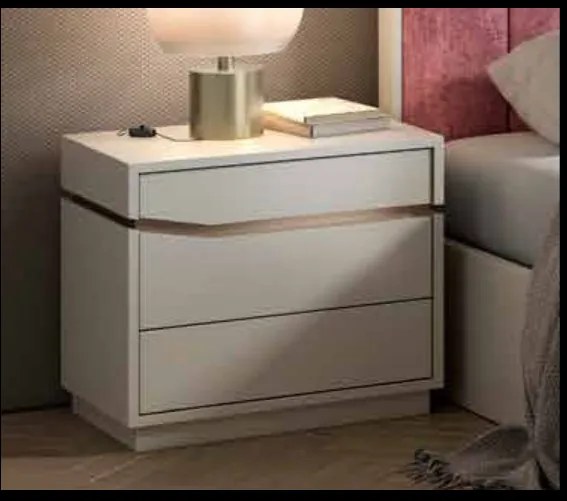Mesa de Cabeceira Gold Mor - Tudo Brilho