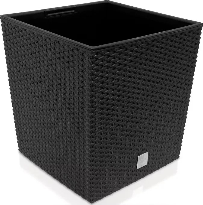 Vaso para flores Mouse Low 39x39x40,5cm antracite