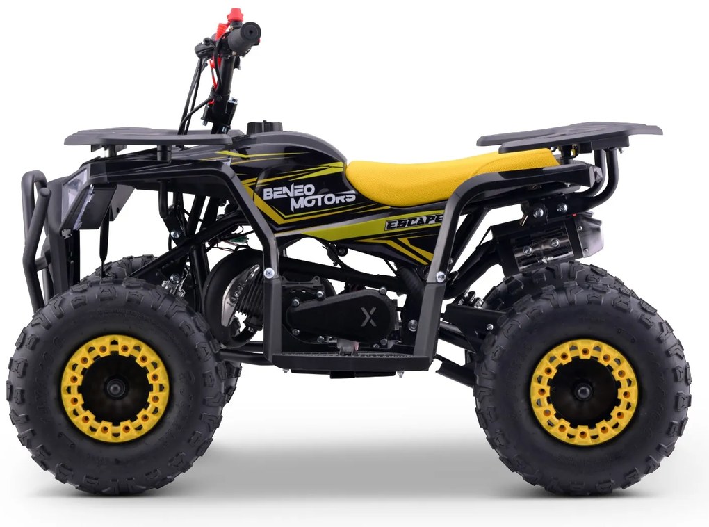 Moto 4 gasolina para Crianças Motors Quad Escape 49cc Amarela