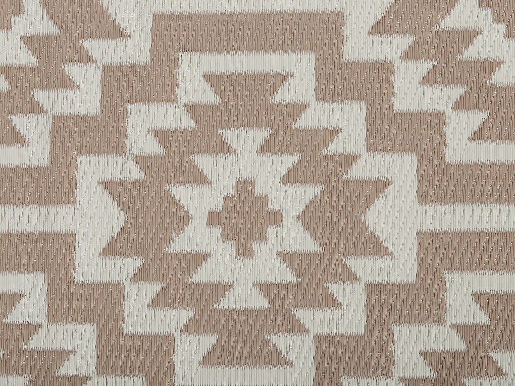 Tapete de exterior creme 120 x 180 cm KARNAL Beliani