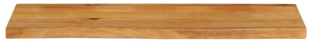 Tampo de mesa c/ borda viva 110x20x3,8 cm mangueira maciça