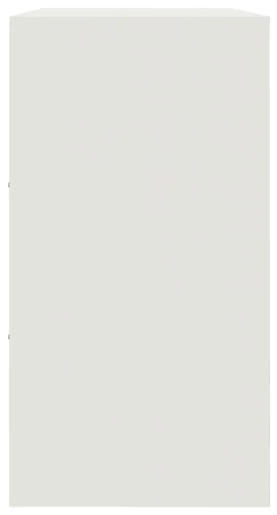 Aparador 99x39x73 cm aço branco