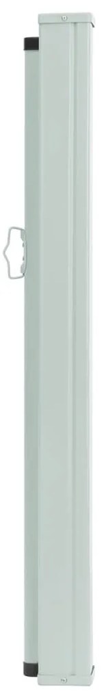Toldo lateral retrátil para pátio 100x300 cm azul