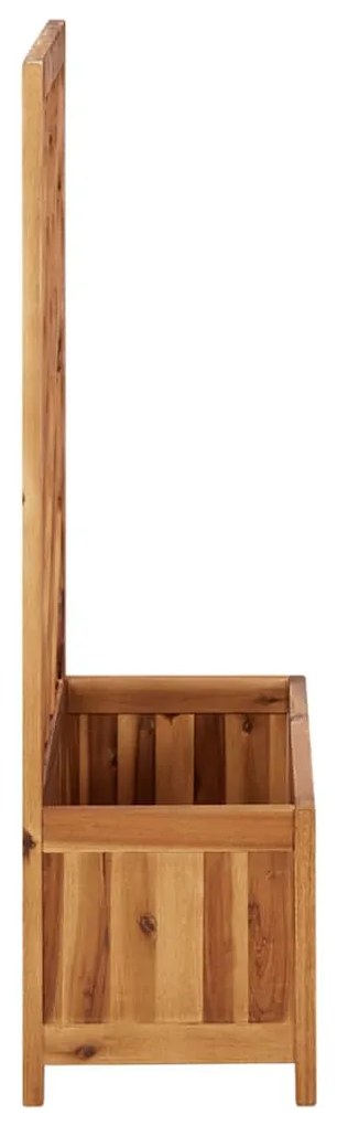 Vaso/floreira de jardim com treliça madeira de acácia maciça