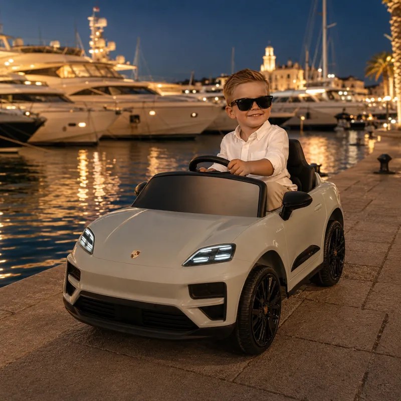 Carro ELÉTRICO INFANTIL Porsche Macan 12v Cinzento