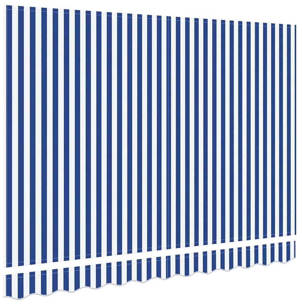 Tecido Substituto para Toldo de 3,5m x 2m Azul e Branco