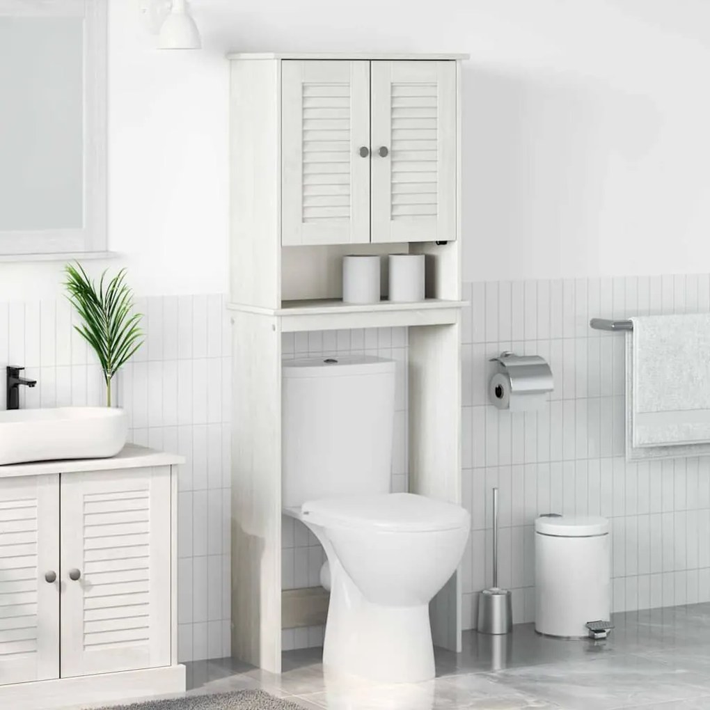 vidaXL Armário de banheiro com prateleira VIGO Branco 60 x 27 x 161 cm