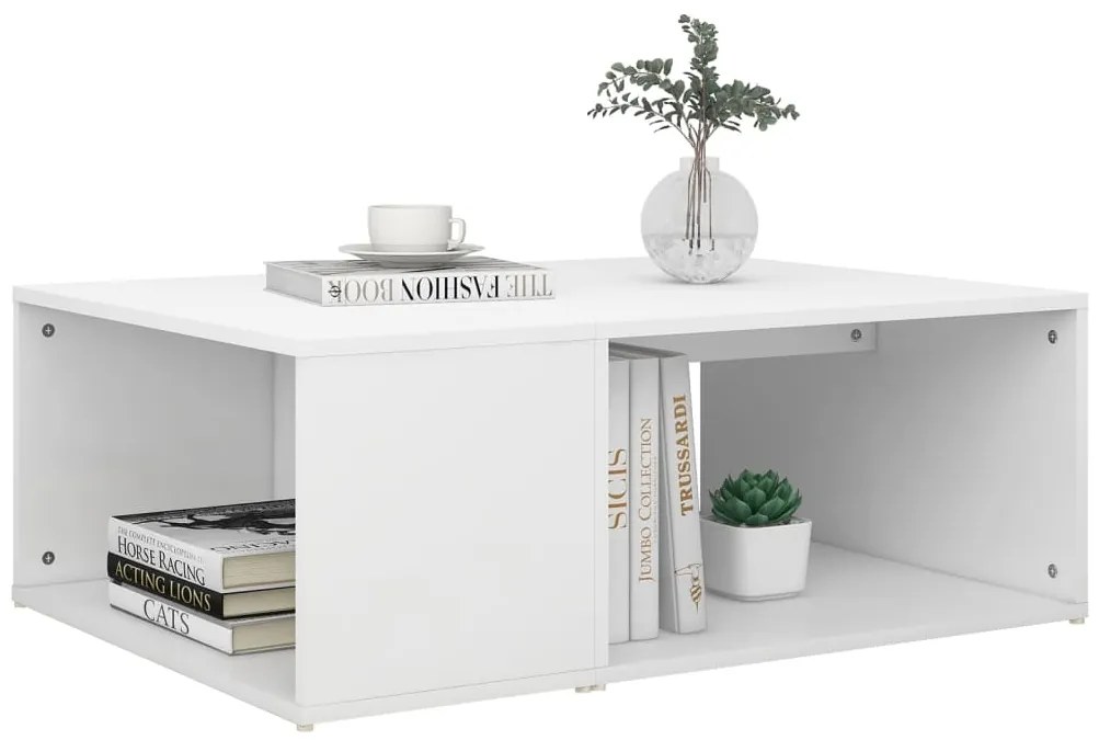 Mesa de centro 90x67x33 cm derivados de madeira branco