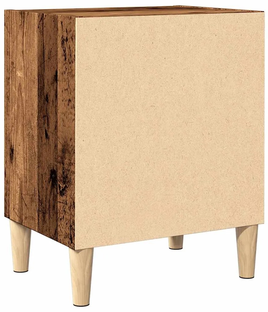 Mesa de cabeceira madeira velha 40x30x50 cm madeira trabalhada
