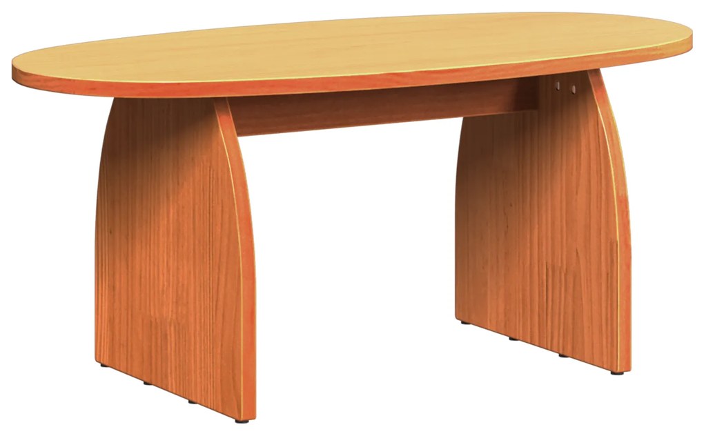 Mesa de centro Castanho-mel 80 x 40 x 35 cm