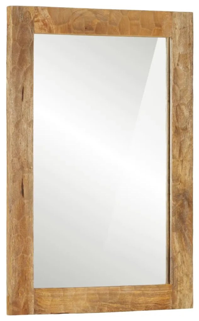 vidaXL Espelho de casa de banho 50x70x2,5 cm mangueira maciça e vidro