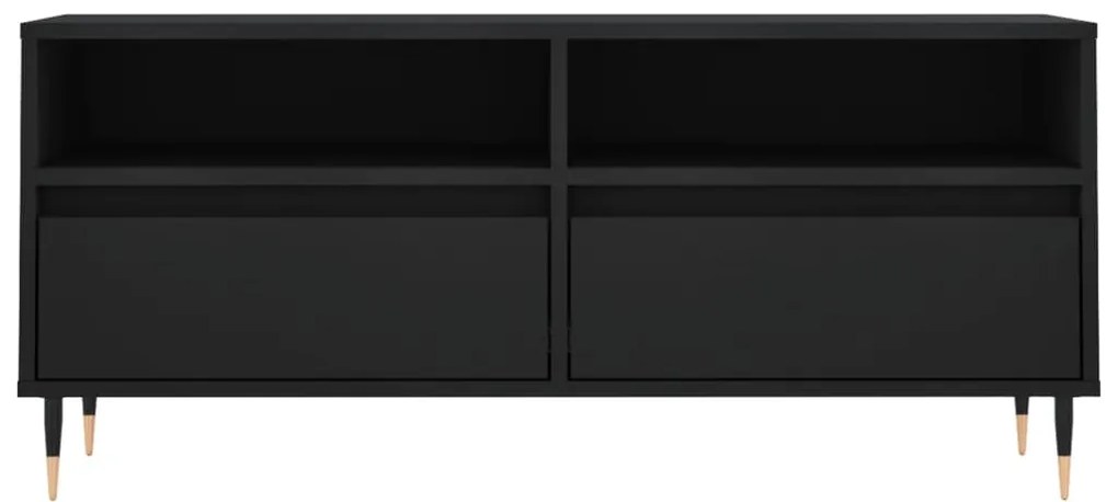 Móvel de TV 100x34,5x44,5 cm derivados de madeira preto