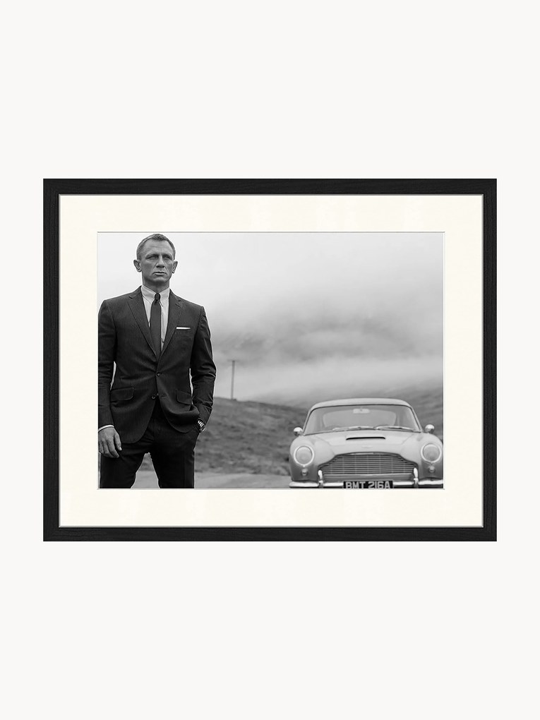 Fotografia emoldurada de Daniel Craig como James Bond