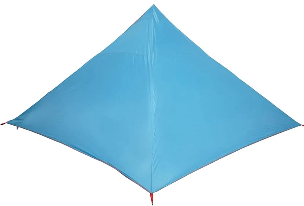 Tenda familiar tipi para 7 pessoas impermeável azul