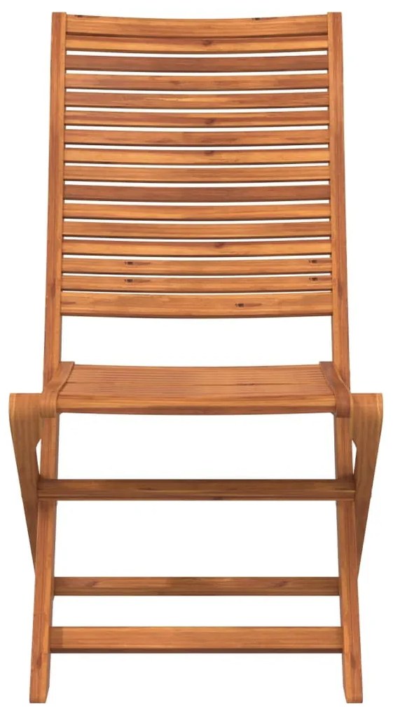 Cadeiras de jardim dobráveis 8 pcs 51x66x95 cm acácia maciça