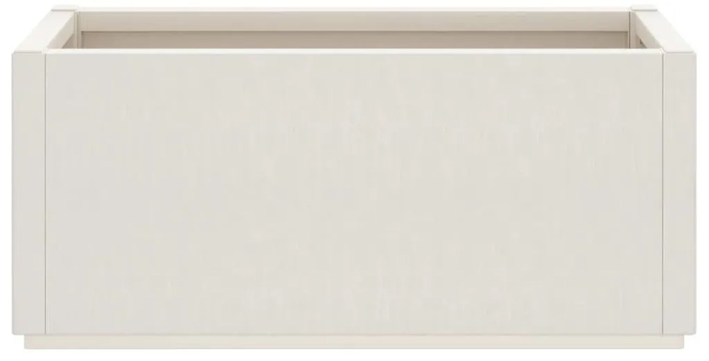 Vaso/floreira 80x36x35 cm PP branco