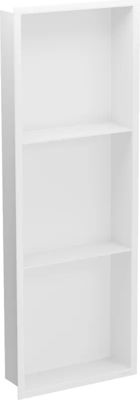 Mexen X-Wall-R prateleira embutida com flanjo e prateleira 90 x 30 cm, branca - 1920903010S