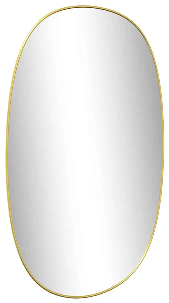 Espelho de parede 80x50 cm dourado