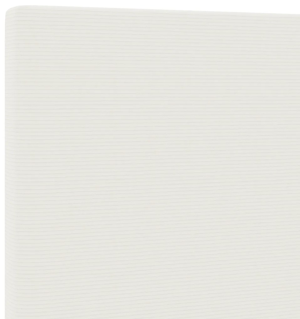 Cabeceira vidaXL Design Simples Creme 90 cm Tecido Corduroy