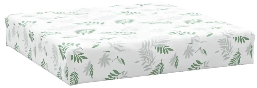 Almofadões p/ móveis paletes 2 pcs tecido oxford padrão folhas