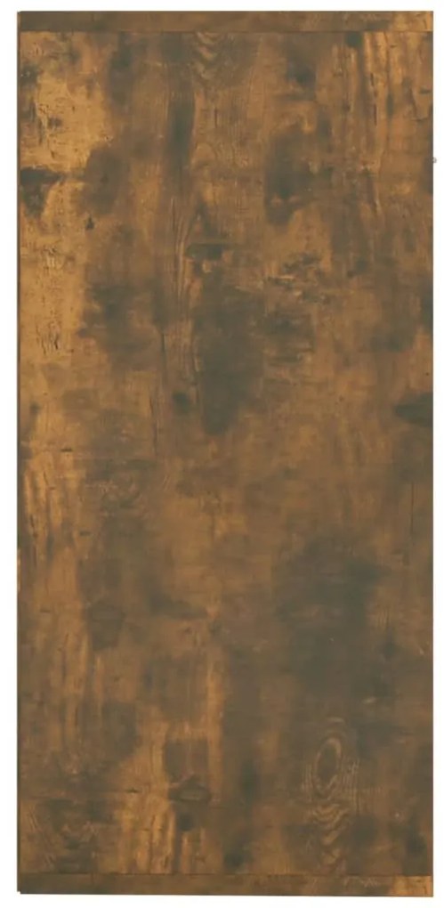 Aparador 88x30x65 cm madeira processada cor carvalho fumado