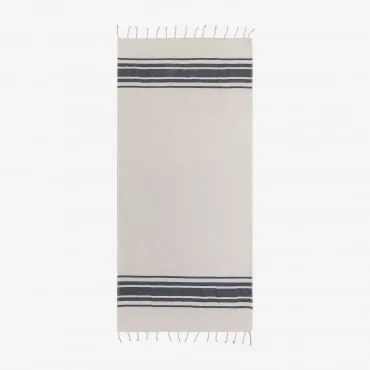 Manta Xadrez De Algodão Lindetal Branco - Sklum