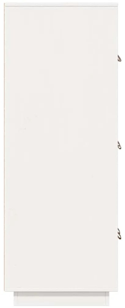 Aparador alto 67x40x108,5 cm pinho maciço branco