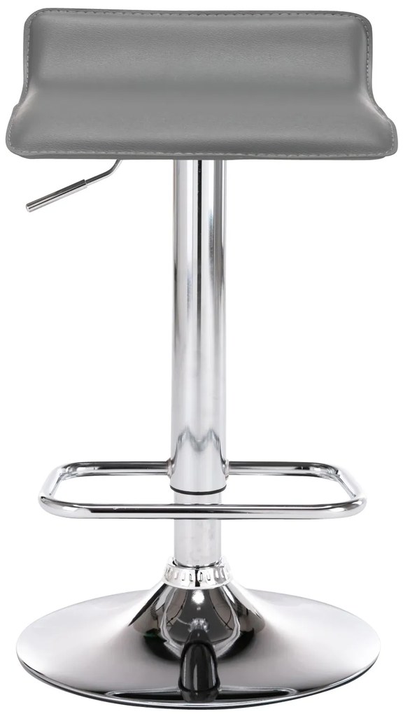 Conjunto de 2 bancos de bar Dyn 38 x 65-85 x 41 cm Cinzento