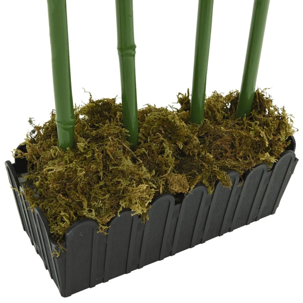 Árvore de bambu artificial 240 folhas 80 cm verde