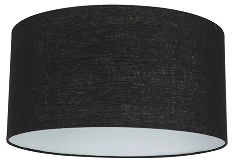 Abajur de tecido preto 50/50/25