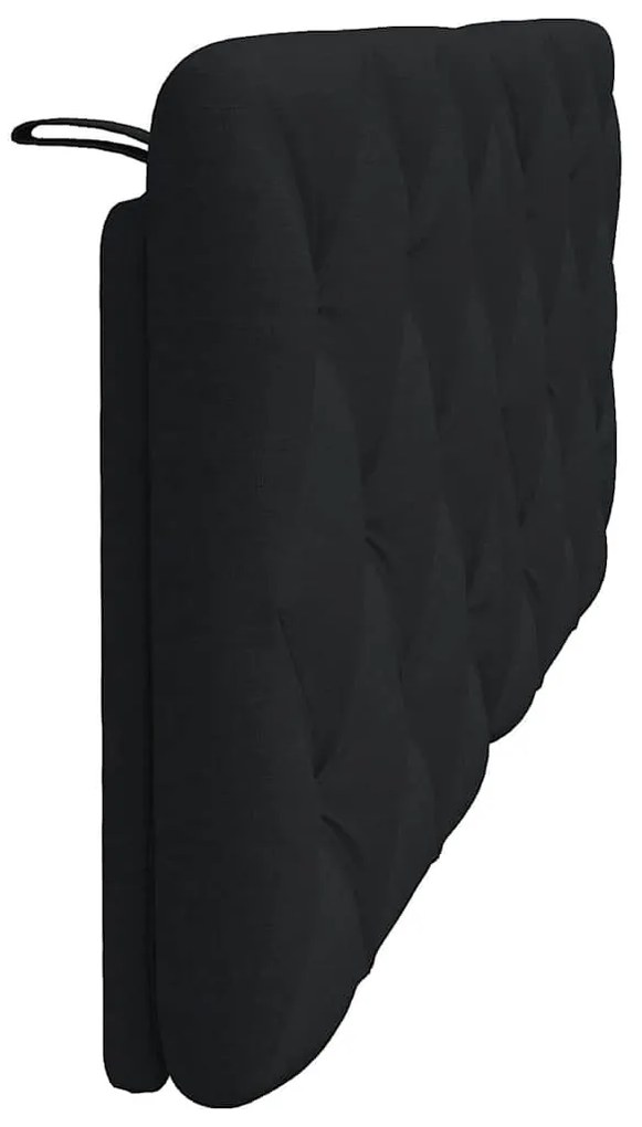 Almofadão de cabeceira 120 cm tecido preto