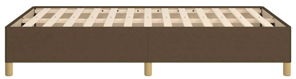 Estrutura de cama sem colchão 120x190cm castanho escuro