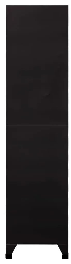 Cacifo aço 90x45x180 cm preto