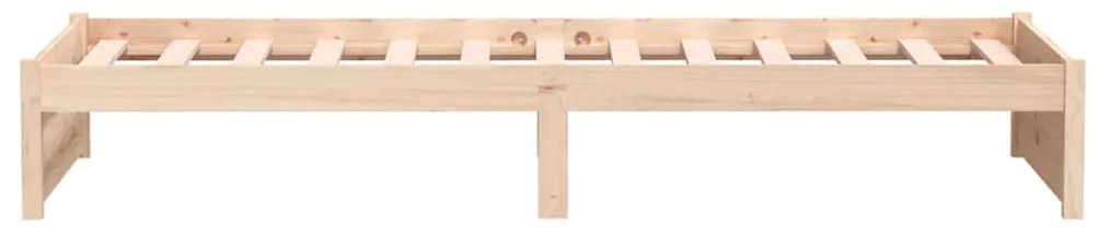 Estrutura cama pequena solteiro 75x190 cm madeira maciça