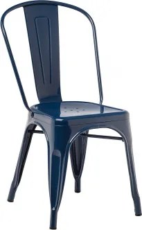 Cadeira De Jantar Empilhável Lix Azul- Marinho - Sklum