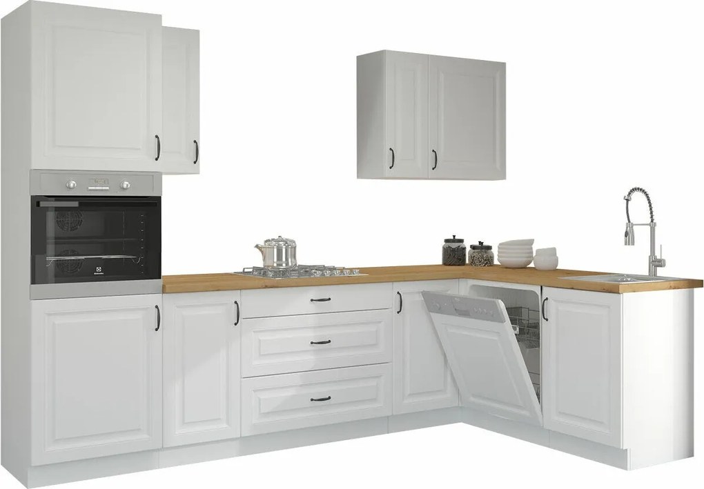 Conjunto de cozinha modular Retro White 148