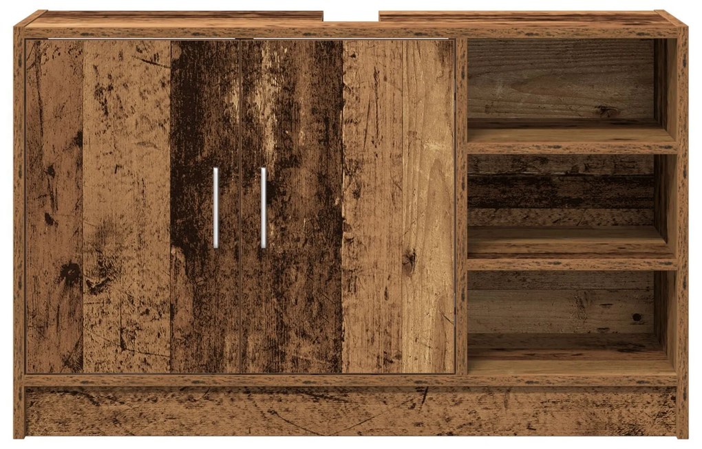 Gabinete para Pia Madeira Velha 90x29x55 cm Madeira Derivada