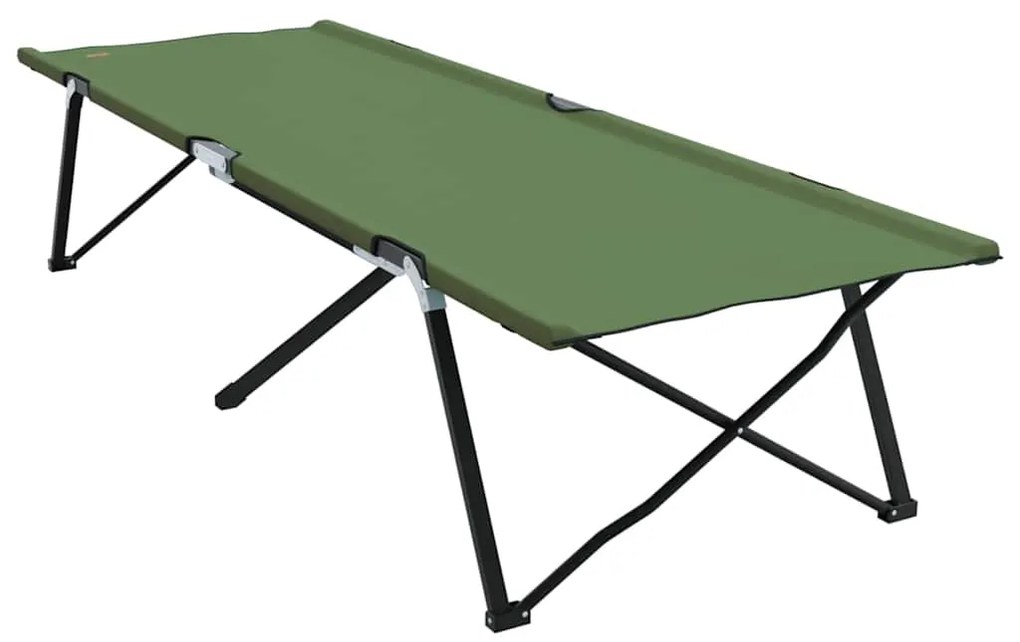 Cama de Sol Dobrável com Saco de Transporte Verde Exército 600D