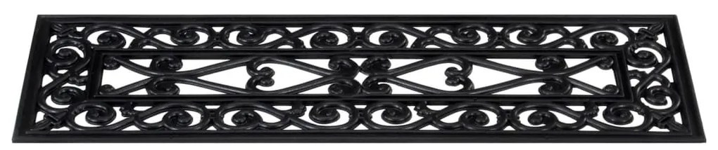 Tapetes para degraus de escada 10 pcs 25x75 cm borracha