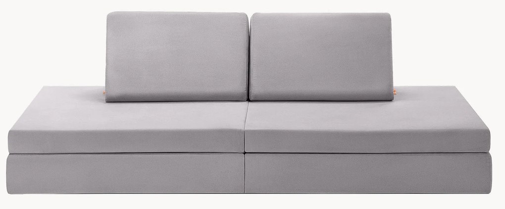 Sofá de brincar modular em veludo para crianças artesanal Mila