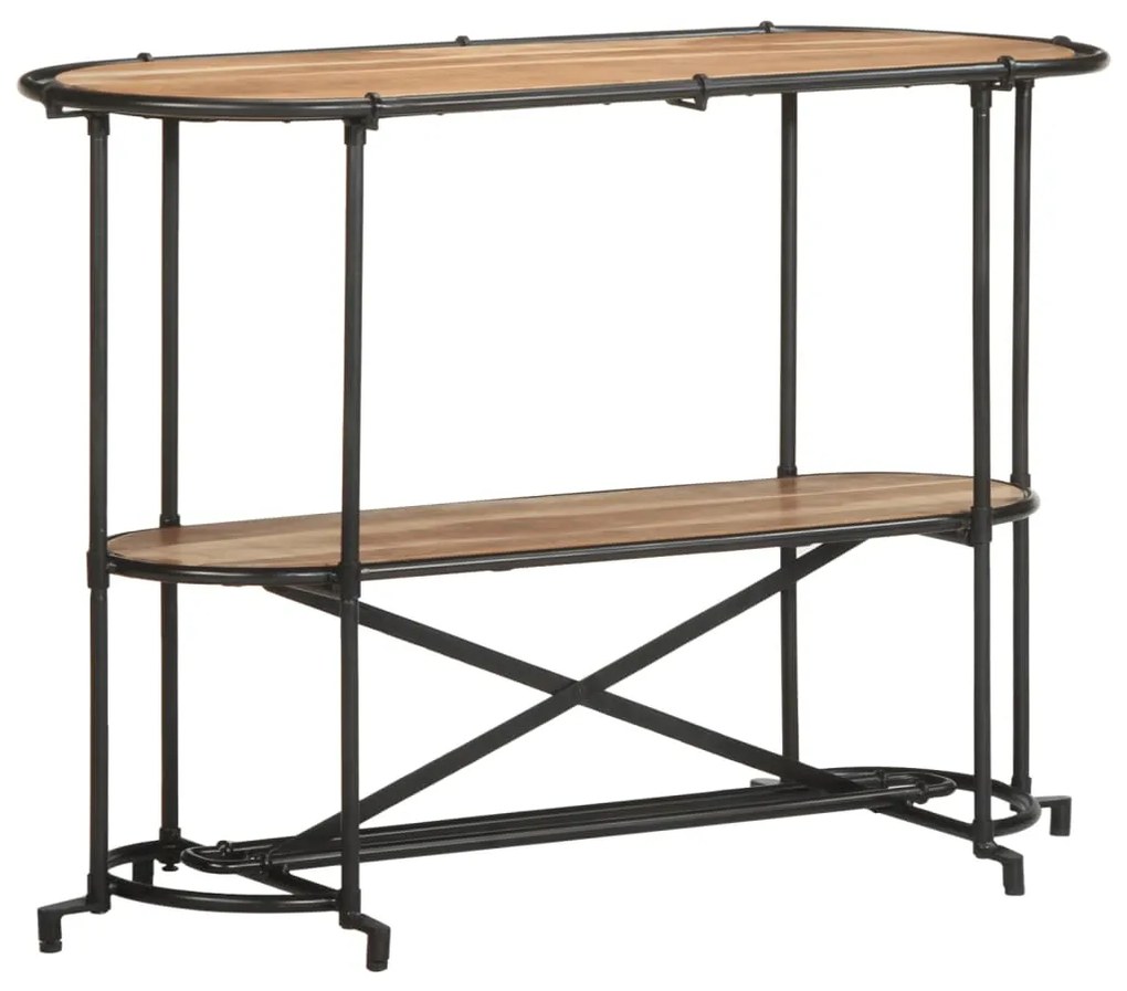 Mesa consola 110x42x76 cm madeira de acácia maciça