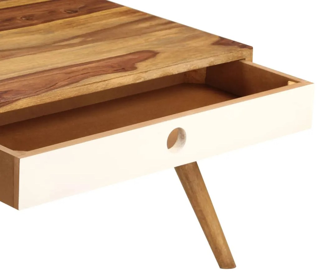 Mesa de centro 110x50x35 cm madeira de acácia maciça
