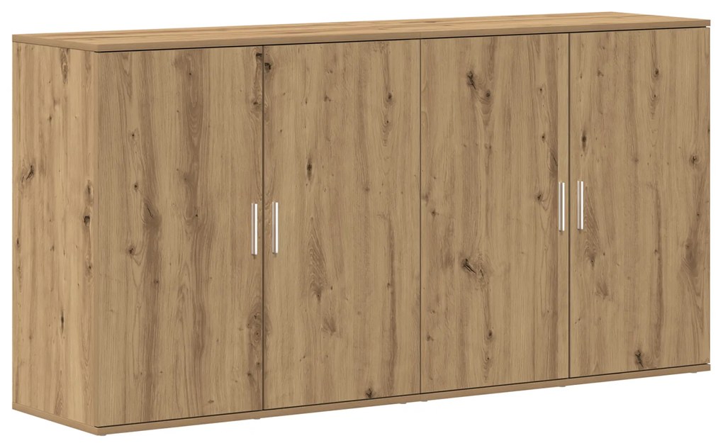 Buffets 2 pcs Carvalho Artesanal 79x38x80 cm Madeira de Engenharia