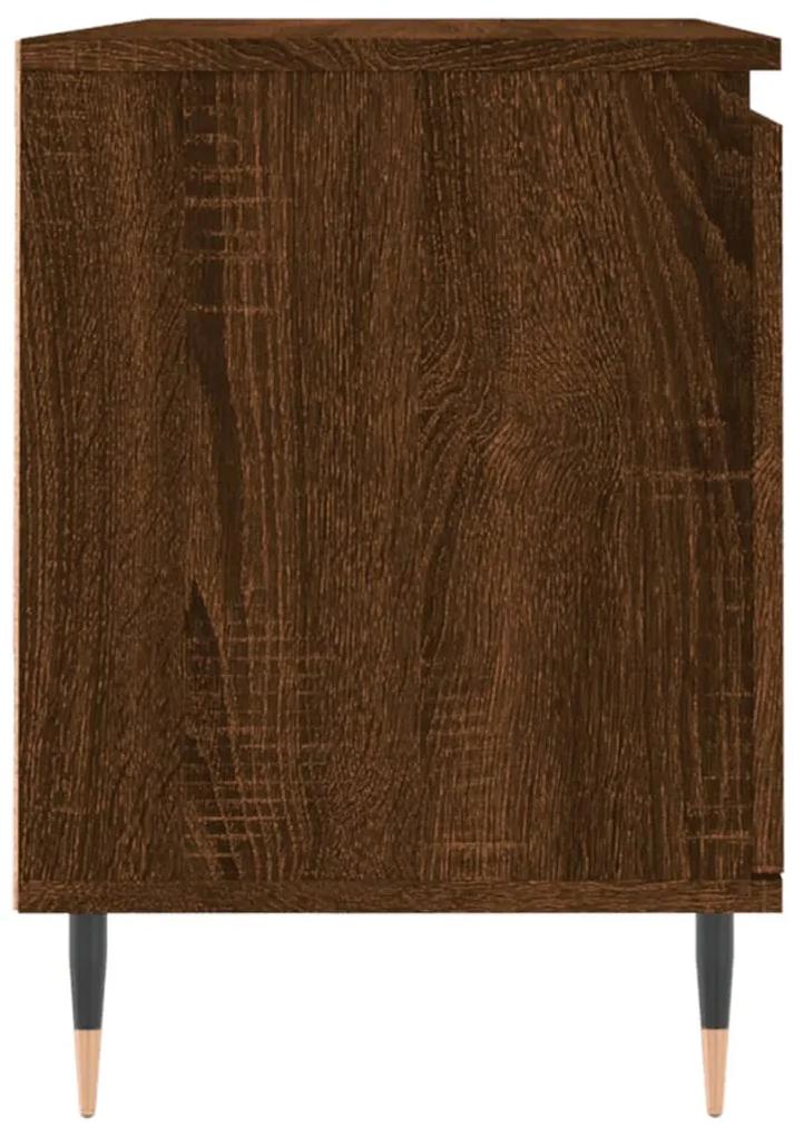 Móvel de TV 104x35x50 cm derivados de madeira carvalho castanho